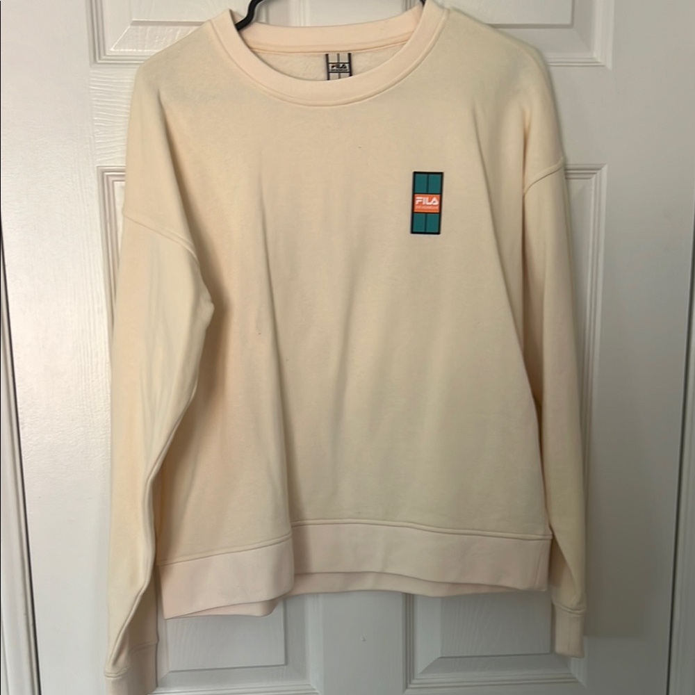Fila x Devereux Golf collab crewneck sweatshirt